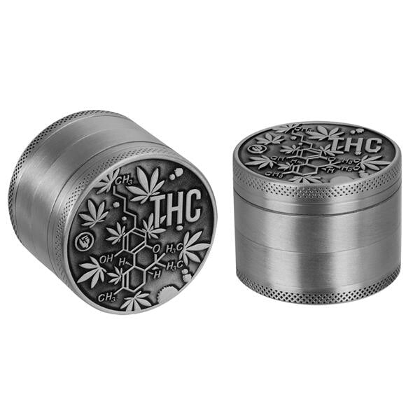 Grinder 4 Parti 50MM - THC Molecule