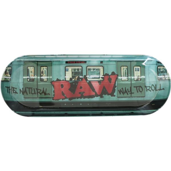 Raw - Metal Skate Deck Graffiti Vassoio