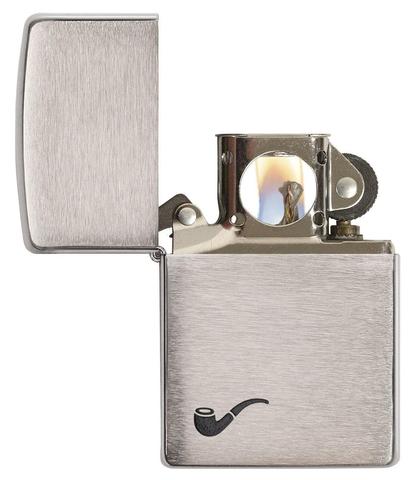 Zippo - Pipe Brushed Chrome