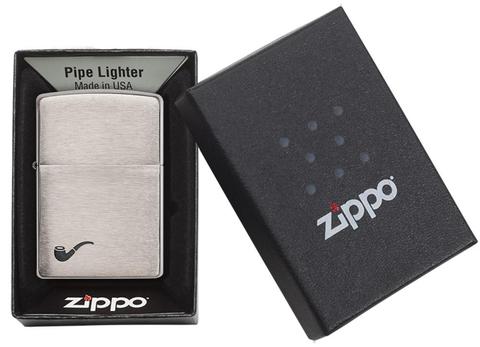 Zippo - Pipe Brushed Chrome