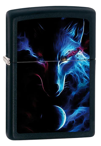 Zippo - Wolf Moon Black Light