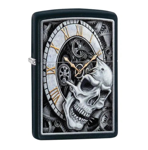 Zippo - Skull Clock