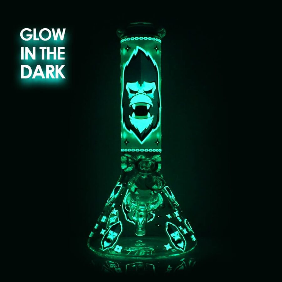 Bong - Vetro - Gorilla Glow In The Dark