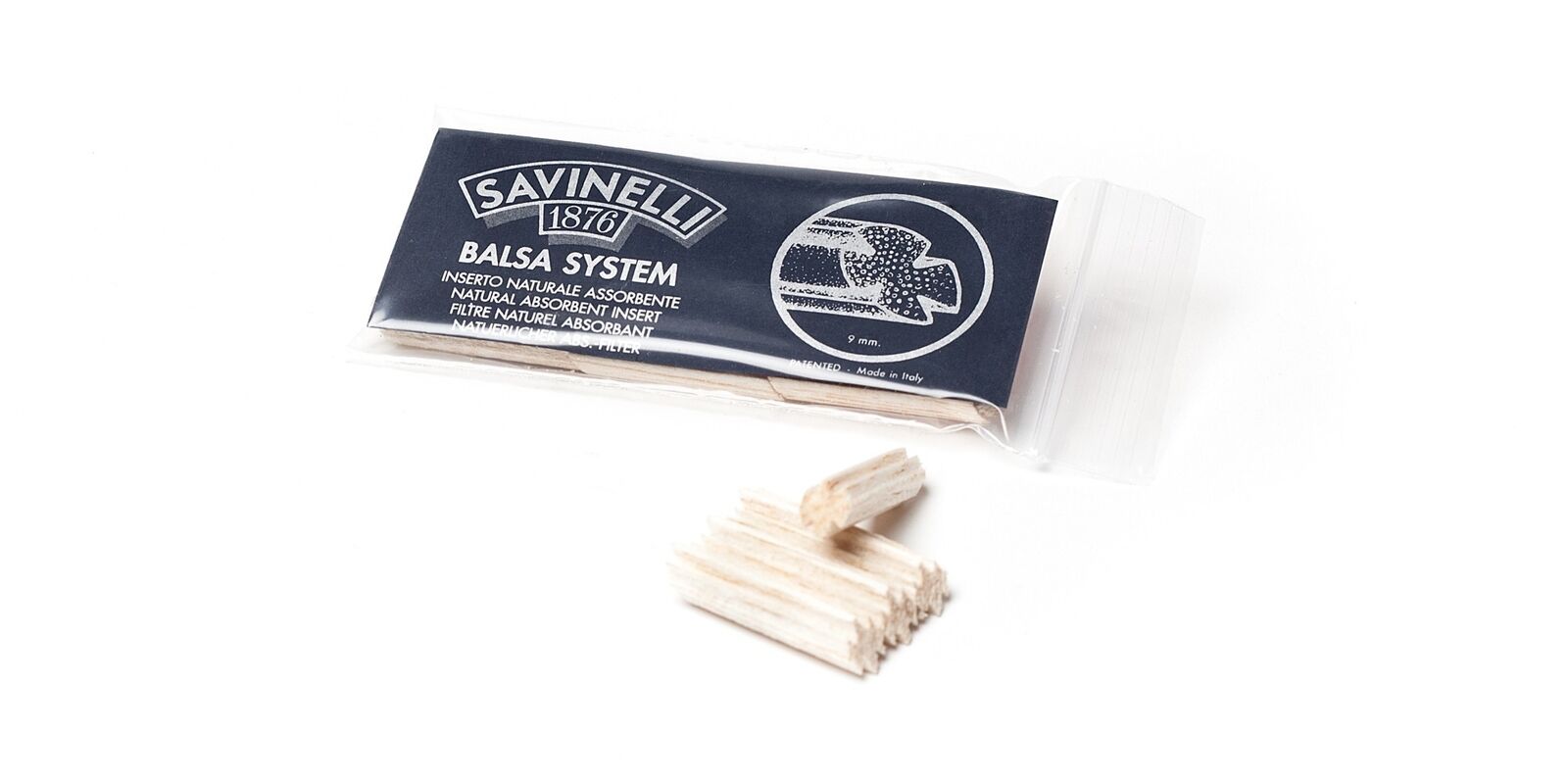 Savinelli - Filtri in balsa
