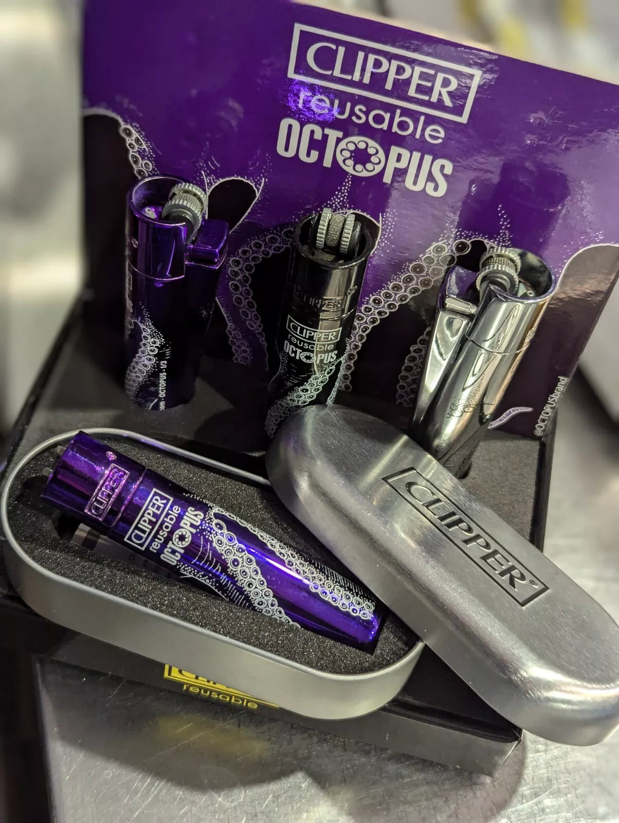 Clipper-  Octopus Metal