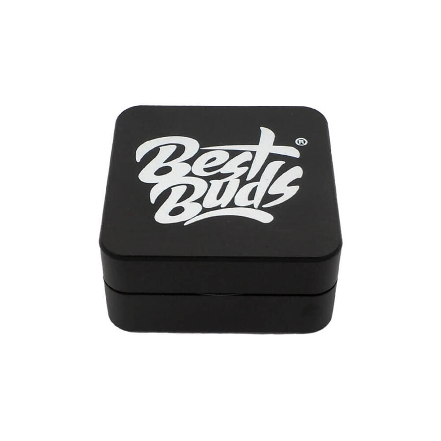 Best Buds - Grinder piatto quadrato in alluminio  2 parti (50 mm)