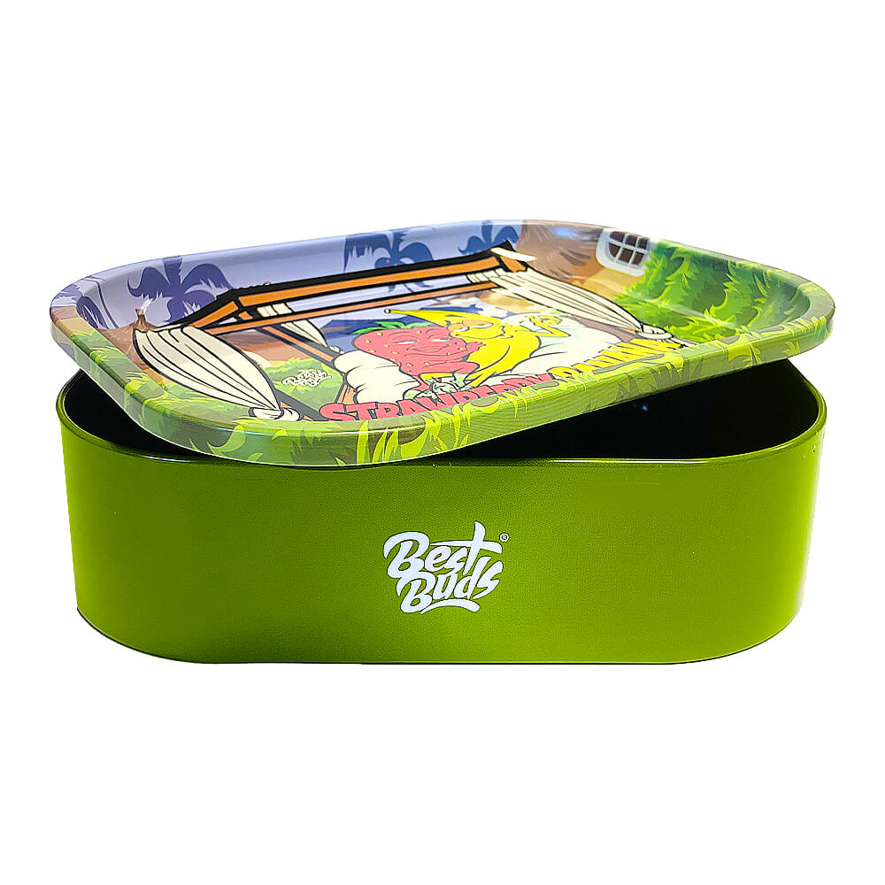 Vassoio - Metallo - Best Buds Thin Box con banana alla fragola