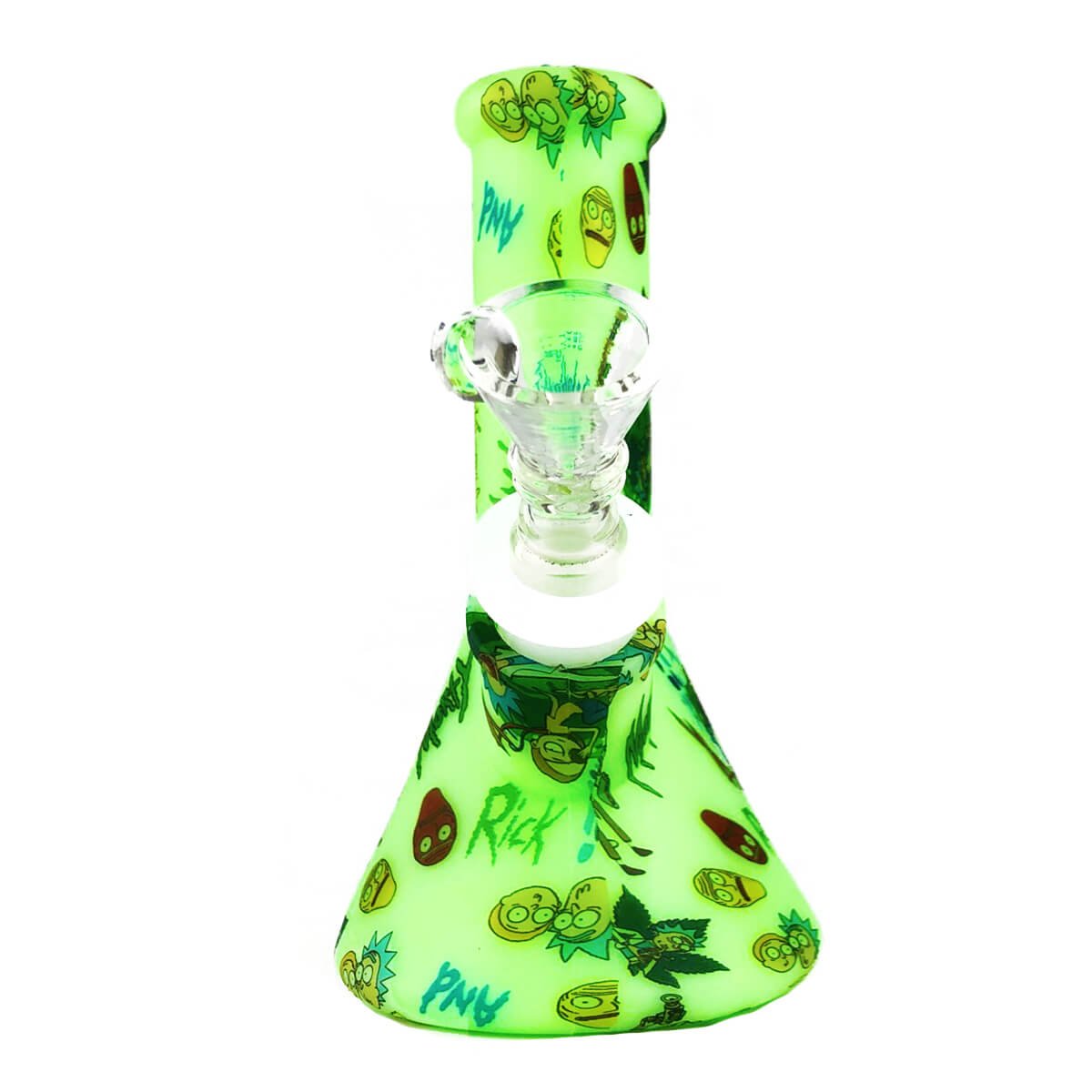 Bong - silicone - Cartoons Verde 13cm