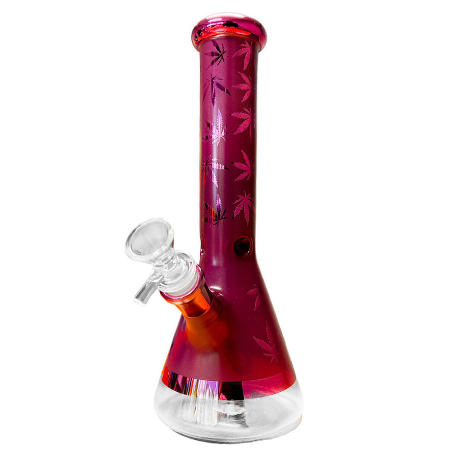 Bong - Vetro Weed Leaves