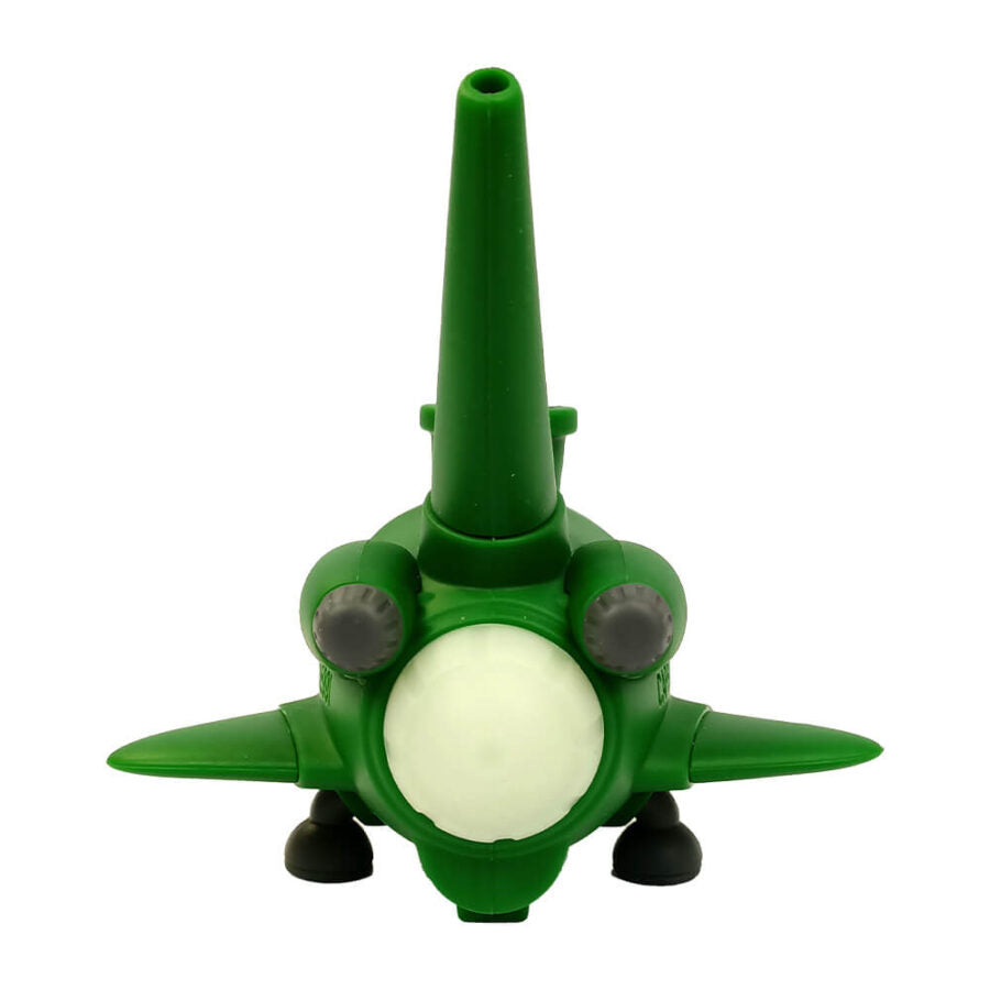 Bong - silicone verde sottomarino con pezzi rimovibili 13 cm