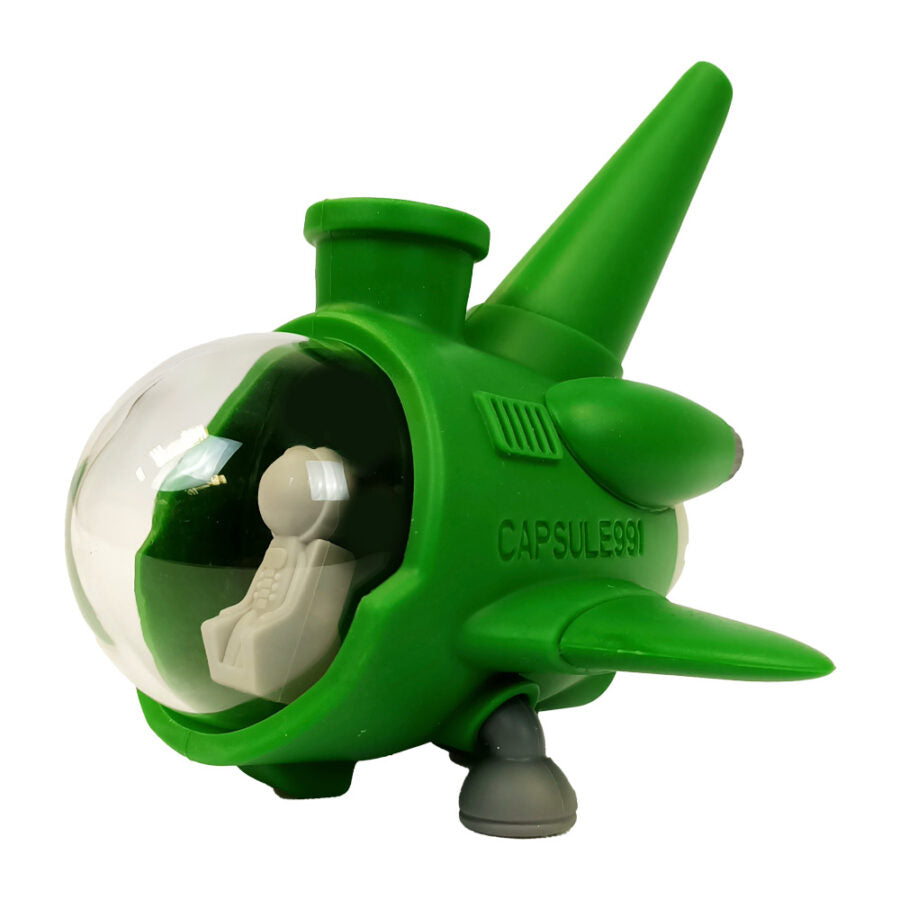 Bong - silicone verde sottomarino con pezzi rimovibili 13 cm