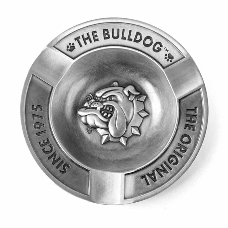 The Bulldog - Posacenere In Metallo In Rilievo